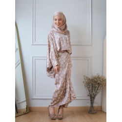 Ara Kaftan Set - Brown / Blue / Black