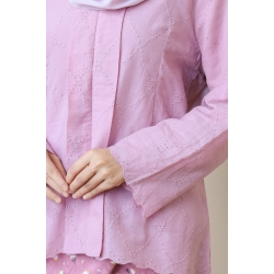 Orked Embroidery Kebaya - Lilac / Brown / Navy Blue / Maroon / Black