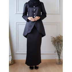 Tunteja Kurung Set - White / Nude / Pink / Grey / Black