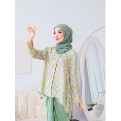 Mulan Viscose Kebaya - Pink / Nude / Honey Dew / Mustard / Black 