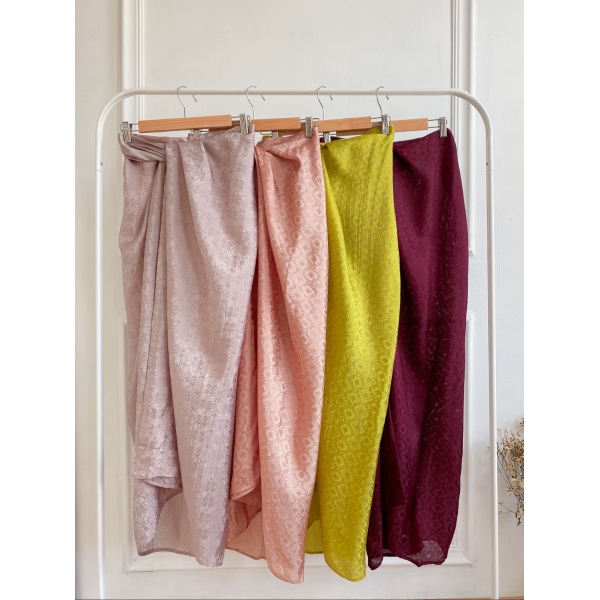 Kartini Viscose Pario - Soft Nude / Brown / Lime Green / Burgundy Kartini Viscose Pario - Soft Nude / Brown / Lime Green / Burgundy