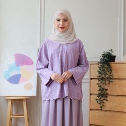 Sylvana Cotton Top - Purple / Nude / Turquoise / White / Black / Blue / Brown / Soft Pink