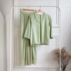 Anggerik Kurung Set - Mint / Black / Purple / Pink / Yellow / Soft Brown