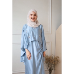 Leia Kaftan - Pink / Creme / Mint / Grey / Brown / Blue