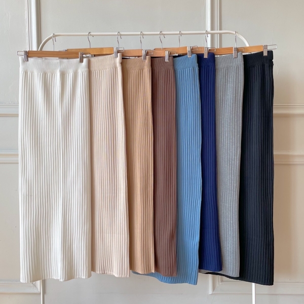 Pencil Skirt 5.0 - White / Creme / Nude / Dark Brown / Blue / Navy Blue / Grey / Black