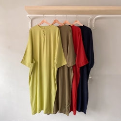 Sera Dress - Dark Blue / Green Army / Red / Lime Green