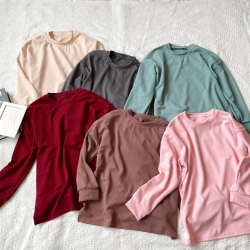 Ivy Knit Top - Creme / Turquoise / Grey / Pink / Dark Brown / Maroon