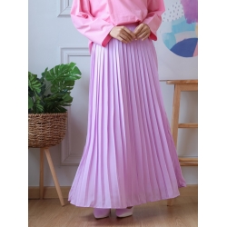 Thalia Pleated Skirt - Blue / Yellow / Mint / Lilac / Black / Brown / Nude / Creme