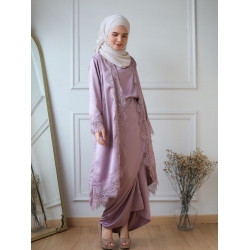 Leona Cardigan Set - Black / Mint / Soft Pink / Maroon / Pink / Green Army / Grey / Turquoise / Nude / Dusty Pink / Dusty Purple