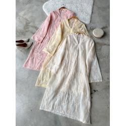 Qasha Embroidery Tunic