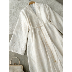 Natrah Kebaya Labuh - (Light Creme)