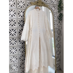 Mekar Kebaya Labuh - Light Creme