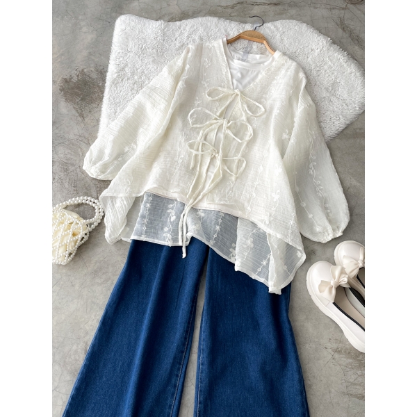 Liyan Embroidery Cardigan Liyan Embroidery Cardigan