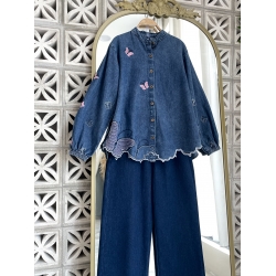 Mariposa Denim Top