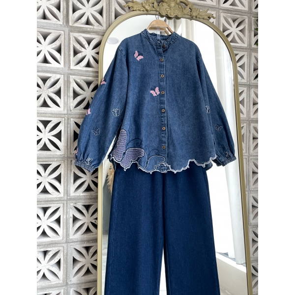 Mariposa Denim Top