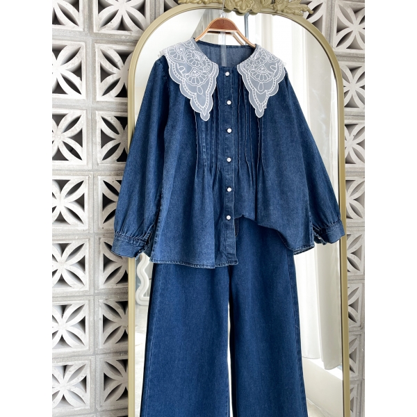 Nikkie Denim Top
