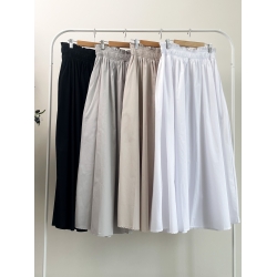 Lea Poplin Cotton Skirt