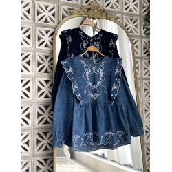 Felisa Denim Top