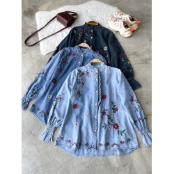 Zea Denim Top