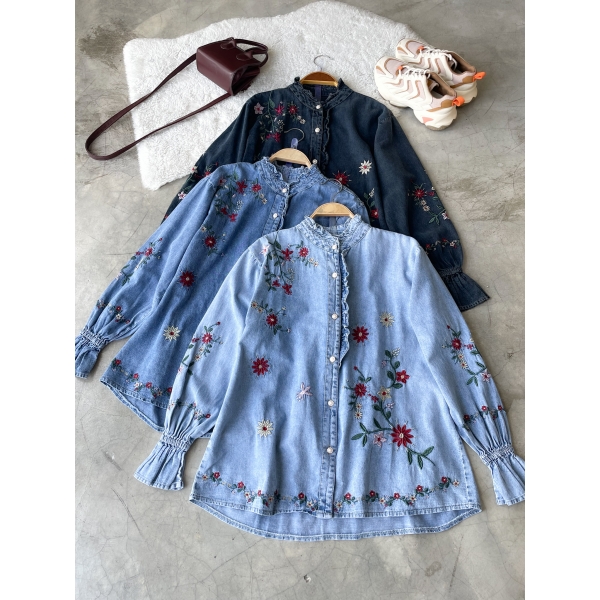 Zea Denim Top Zea Denim Top