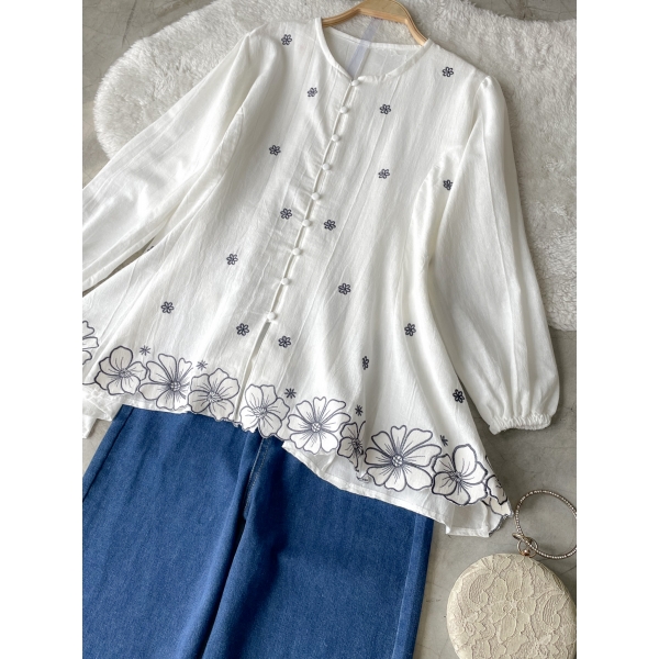 Loran Linen Top Loran Linen Top