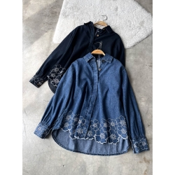 Collin Denim Top