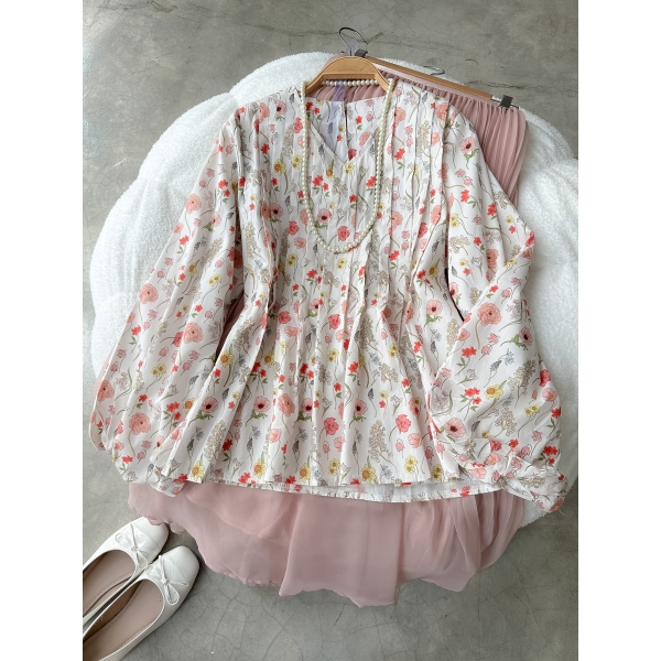 Camilia Pleated Top