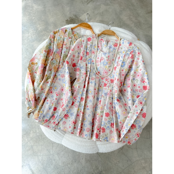 Astrid Pleated Top