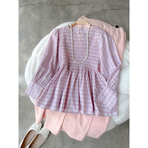 Kitty Pleated Top
