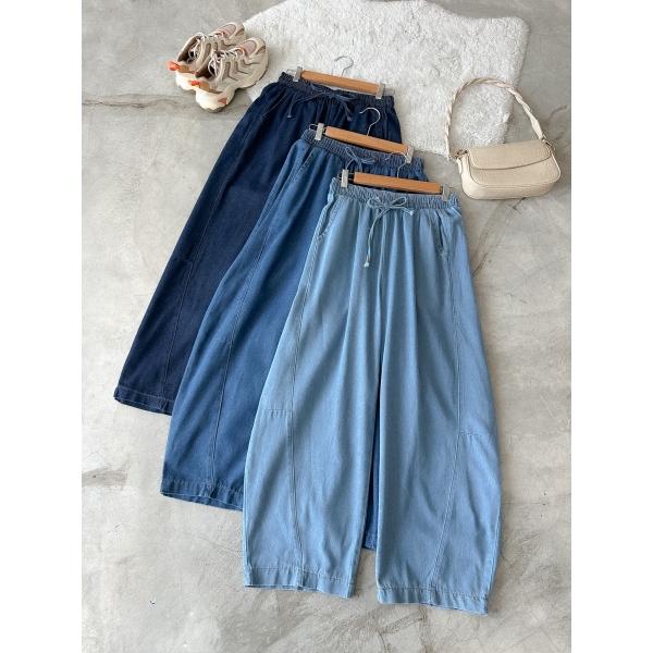Clover Denim Barrel Pants