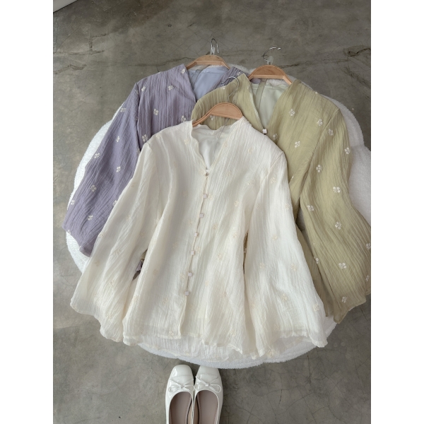 Muna Embroidery Top