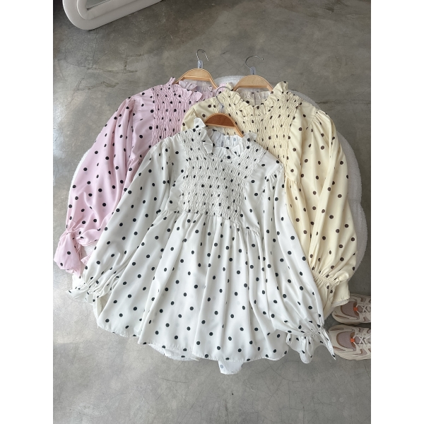 Qistina Polka Top