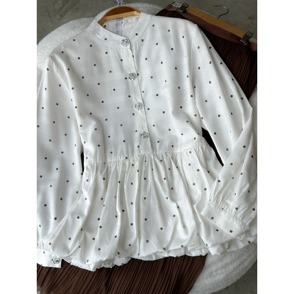 Mabel Polka Balloon Top