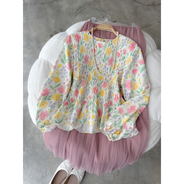 Madison Pleated Top