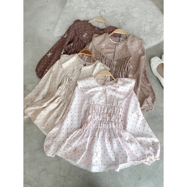 Looza Polka Pletad Top