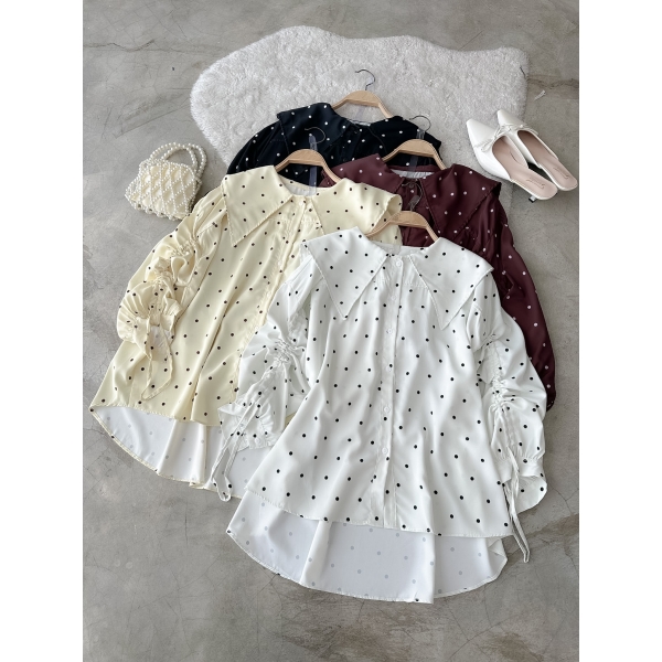 Lilia Polka Top
