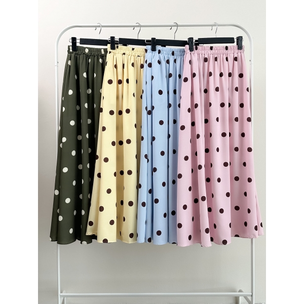 Monnie Polka Skirt