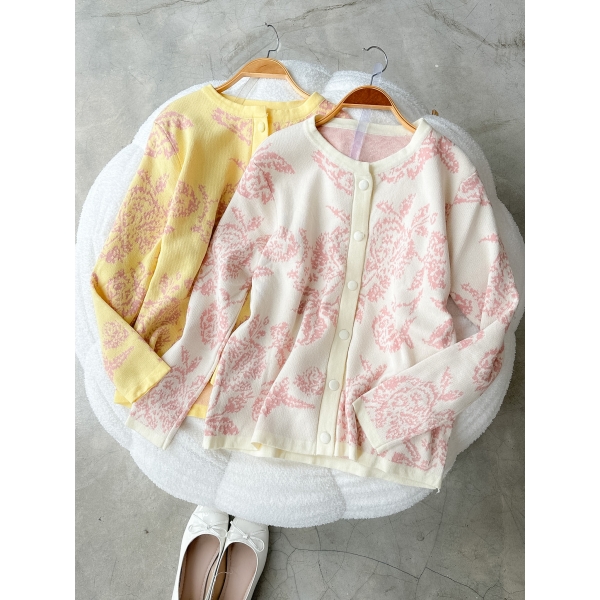 Mocca Knit Cardigan Top