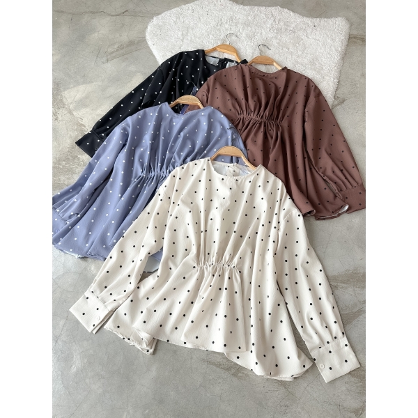 Baverly Polka Top