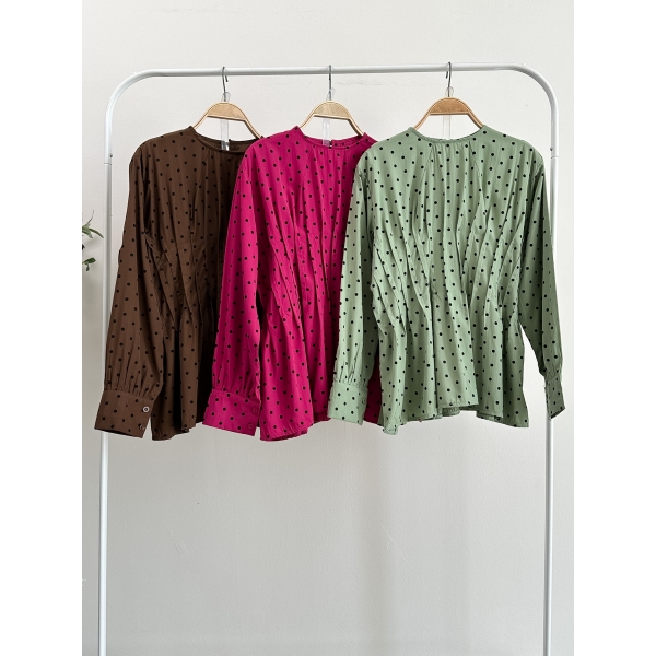 Dotty Polka Top