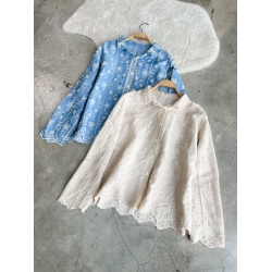 Caroline Eyelet Top