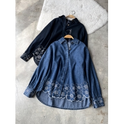 Collin Denim Top