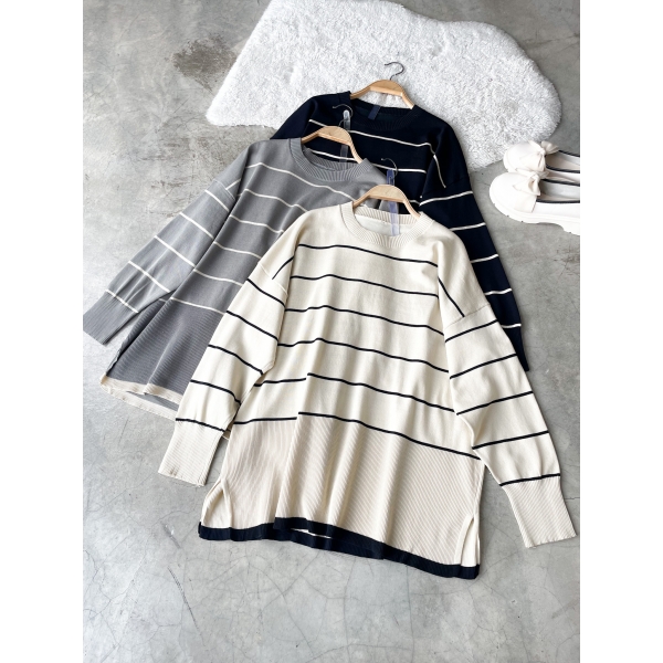 Lany Knit Stripe Top