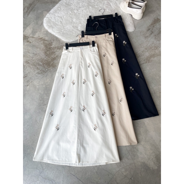 Aubrea Cotton Skirt