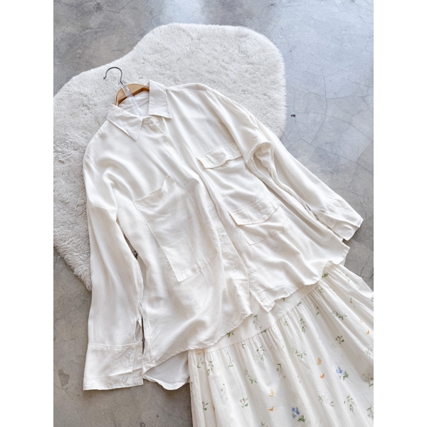 Edy Plain Shirt Top 